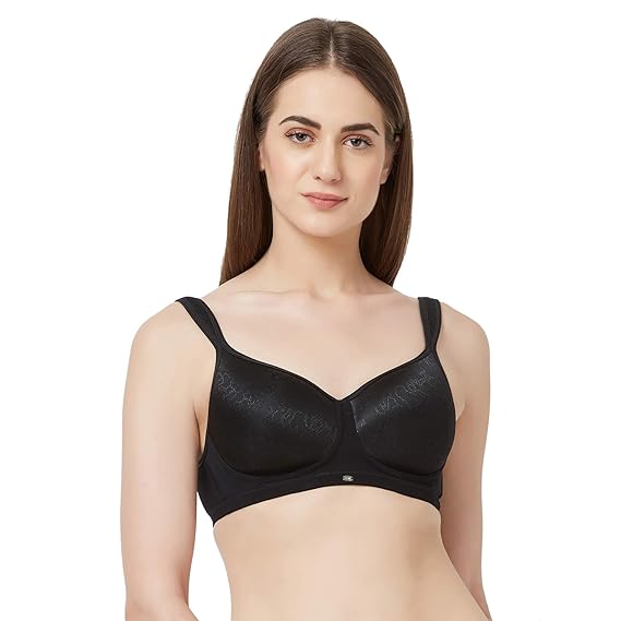 SOIE Women’s Full Coverage Bra – Padded, Non-Wired Everyday Comfort